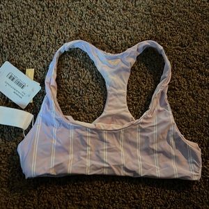 Lavender small swimsuit top roxy